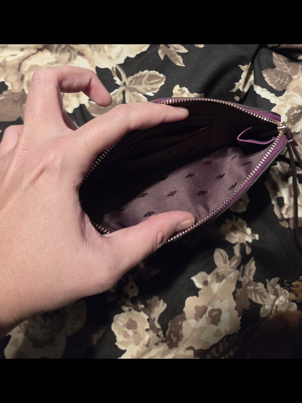 Kate Spade New York Magenta Saffiano Wristlet - Picture 3 of 3